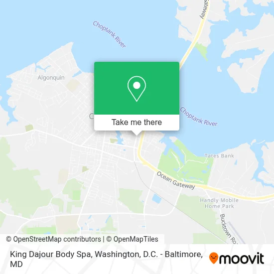 King Dajour Body Spa map