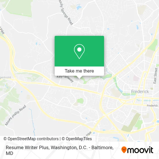 Resume Writer Plus map