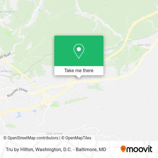 Tru by Hilton map