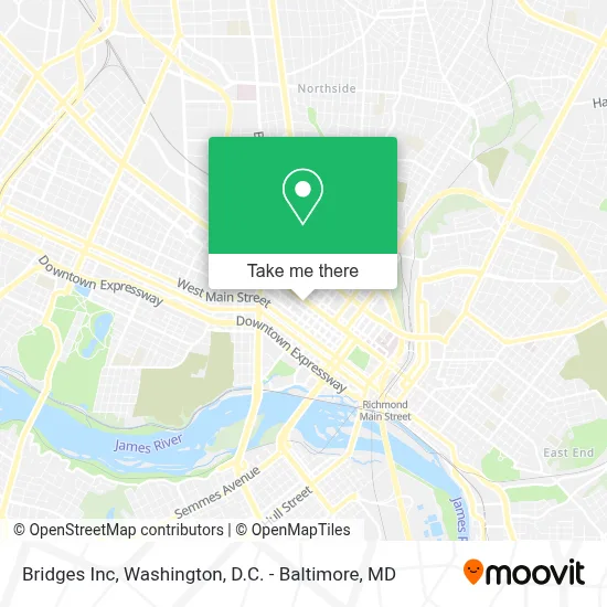 Bridges Inc map