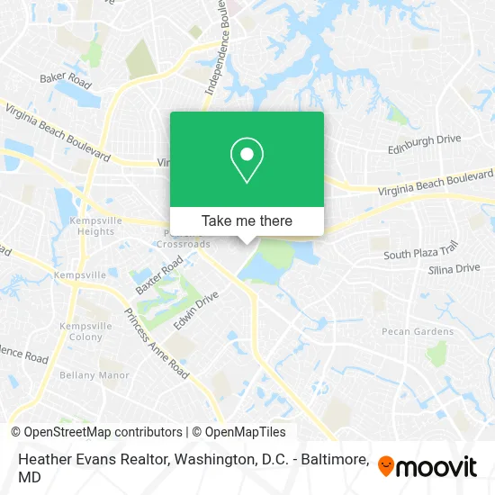 Heather Evans Realtor map