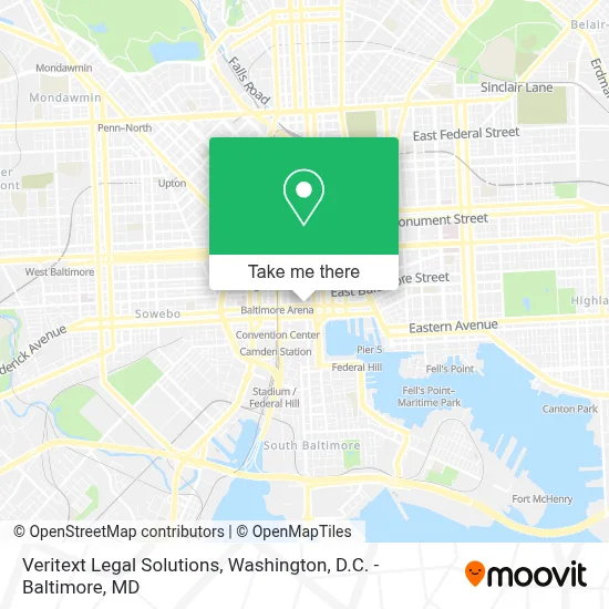 Veritext Legal Solutions map