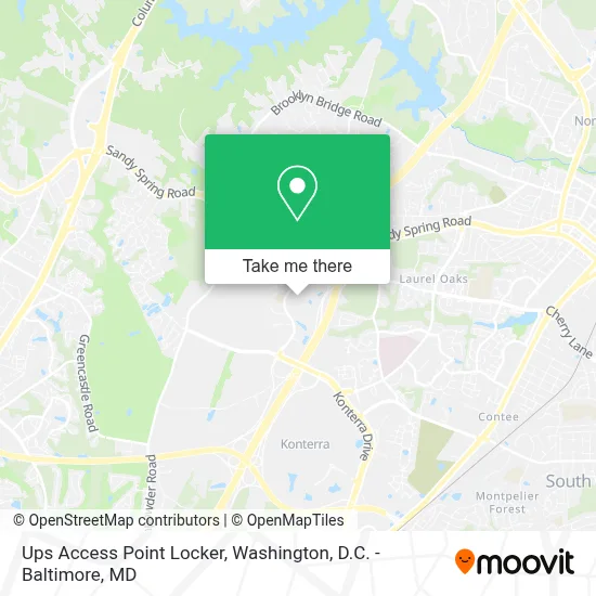 Ups Access Point Locker map