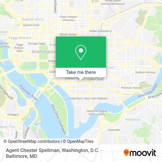 Agent Chester Spellman map