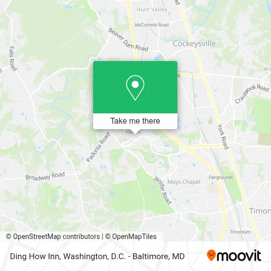 Ding How Inn map