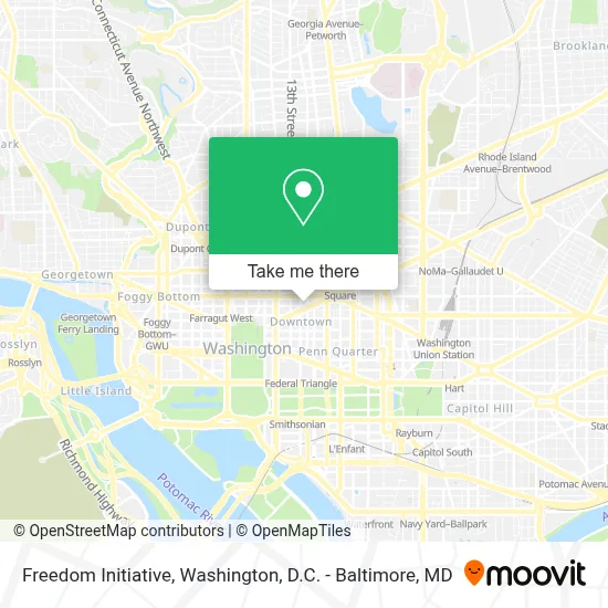 Freedom Initiative map