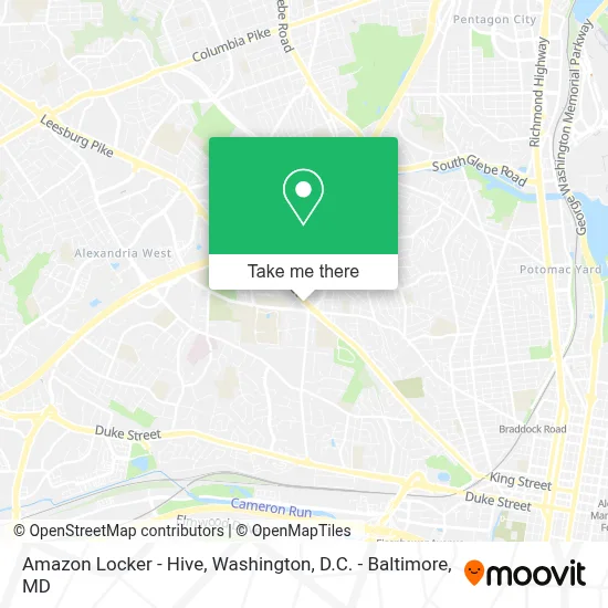 Amazon Locker - Hive map