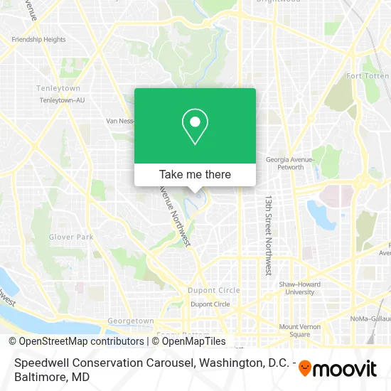 Speedwell Conservation Carousel map