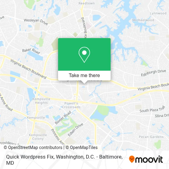 Quick Wordpress Fix map