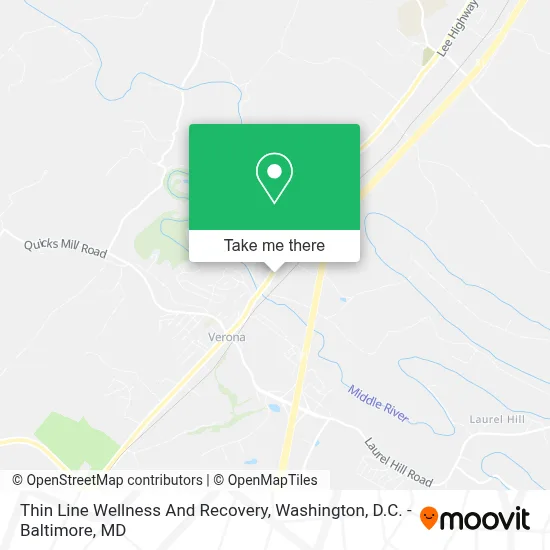 Thin Line Wellness And Recovery map