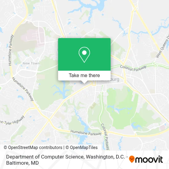 Department Of Computer Science map