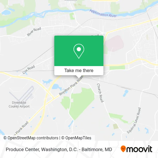 Produce Center map
