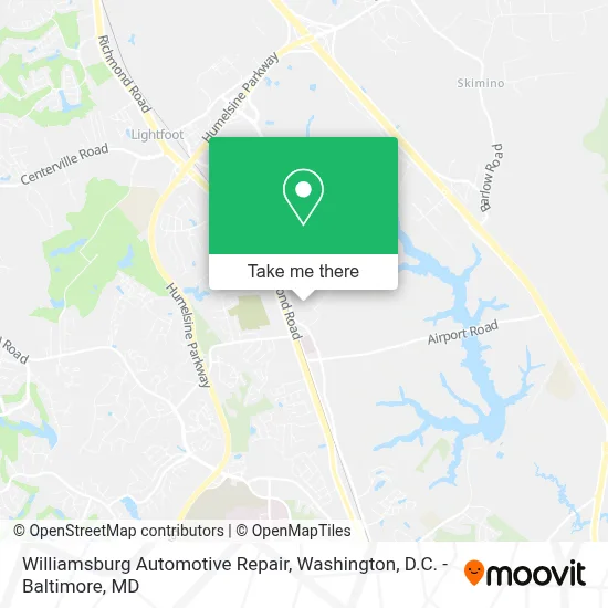 Williamsburg Automotive Repair map