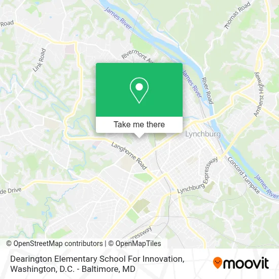 Dearington Elementary School For Innovation map