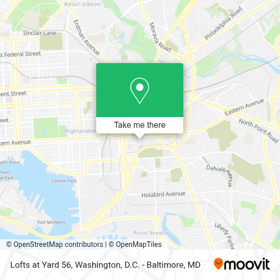 Lofts at Yard 56 map