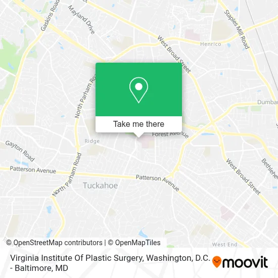 Virginia Institute Of Plastic Surgery map