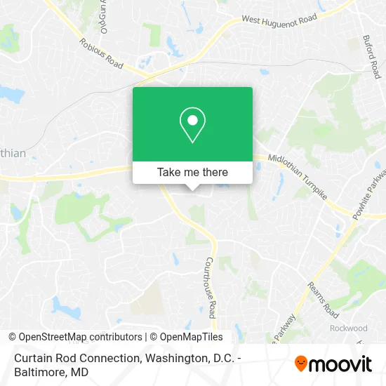 Curtain Rod Connection map