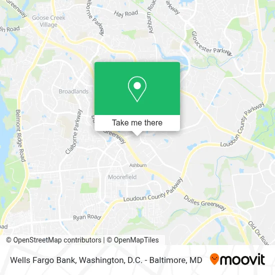 Wells Fargo Bank map