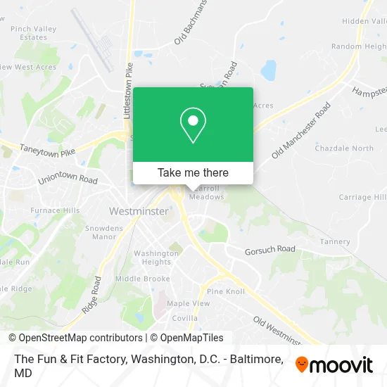 The Fun & Fit Factory map