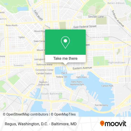 Regus map