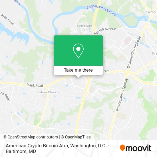 American Crypto Bitcoin Atm map