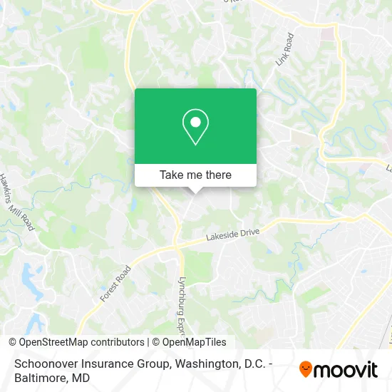 Schoonover Insurance Group map