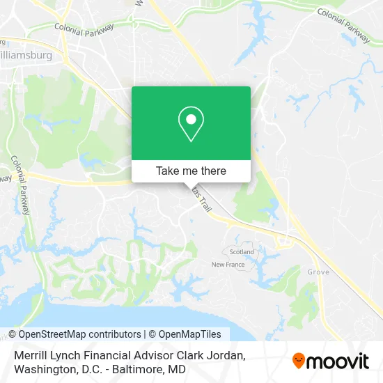 Merrill Lynch Financial Advisor Clark Jordan map