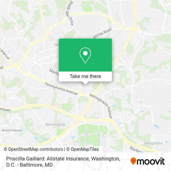 Priscilla Gaillard: Allstate Insurance map