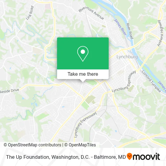 The Up Foundation map