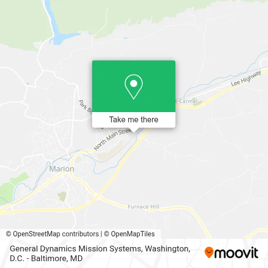 General Dynamics Mission Systems map