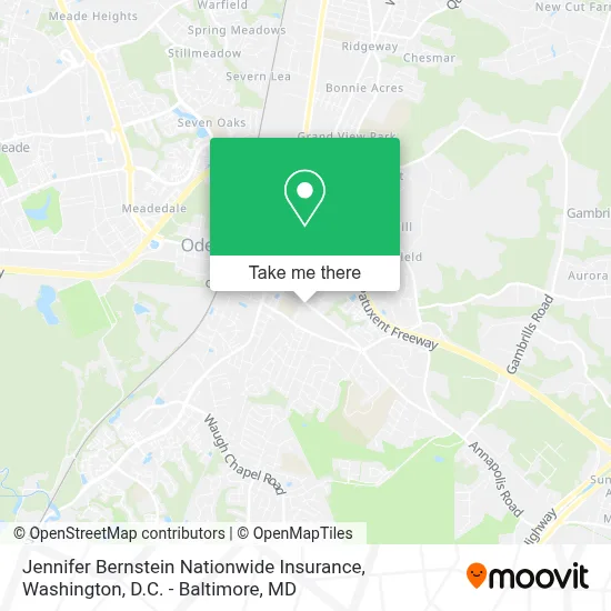 Jennifer Bernstein Nationwide Insurance map