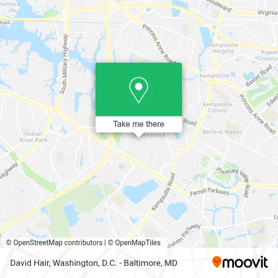 David Hair map