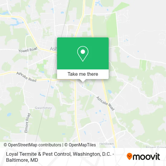 Loyal Termite & Pest Control map