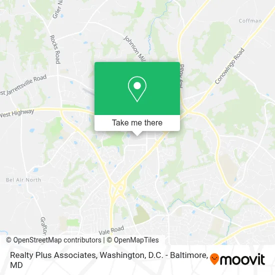Realty Plus Associates map