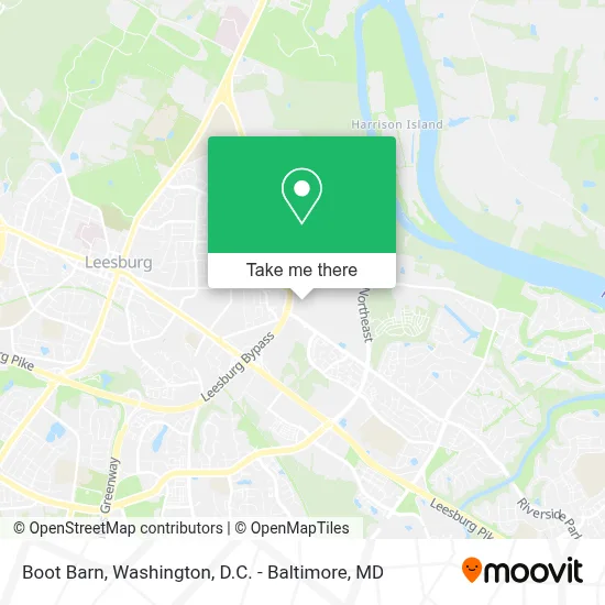 Boot Barn map
