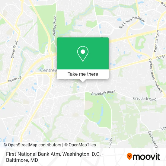 First National Bank Atm map