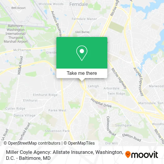 Miller Coyle Agency: Allstate Insurance map