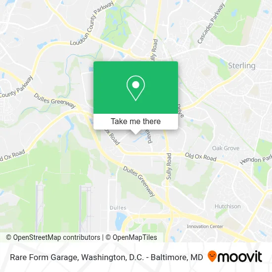 Rare Form Garage map