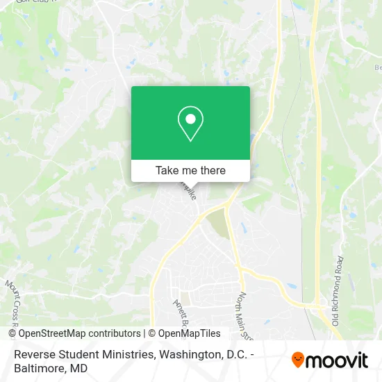 Reverse Student Ministries map