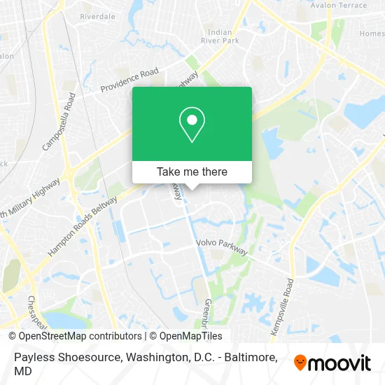 Payless Shoesource map