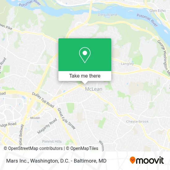 Mars Inc. map