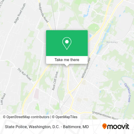 State Police map