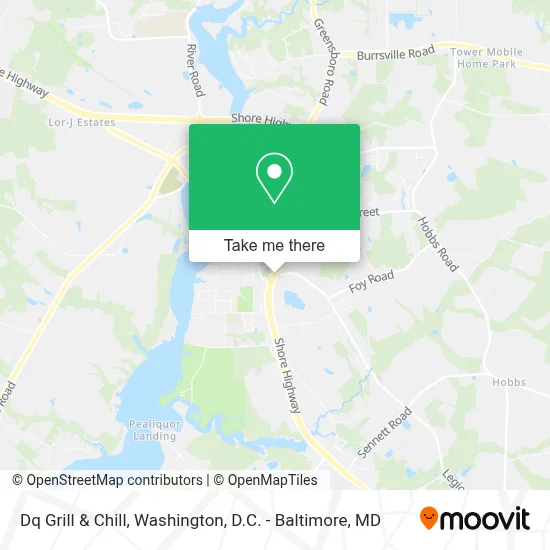 Dq Grill & Chill map