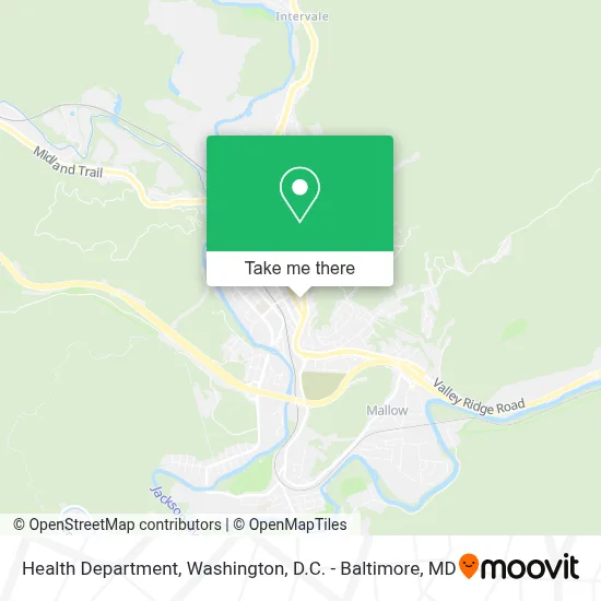 Health Department map