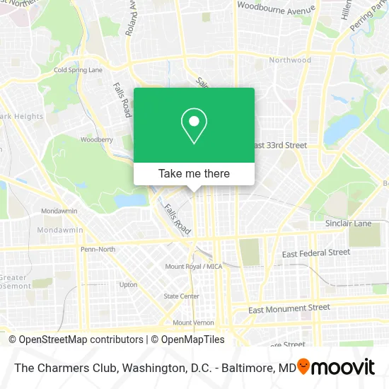 The Charmers Club map