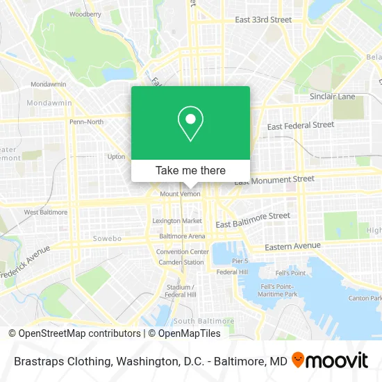 Brastraps Clothing map