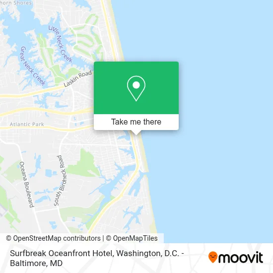 Surfbreak Oceanfront Hotel map