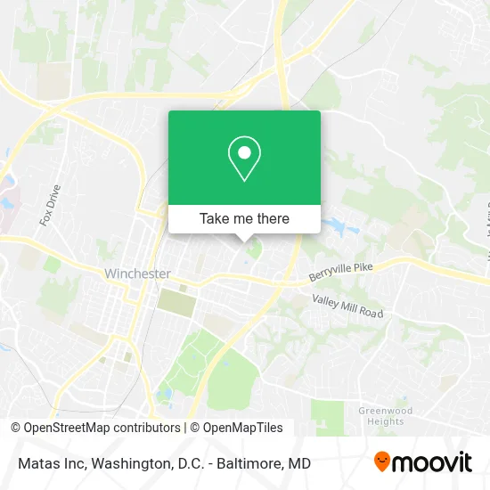 Matas Inc map