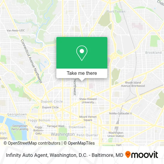 Infinity Auto Agent map