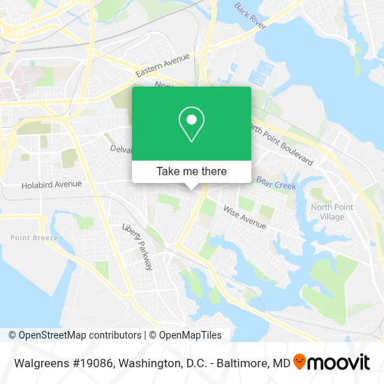 Walgreens #19086 map